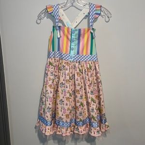 Matilda Jane Bunny Up Knot Easter Dress Size 12